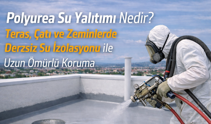Read more about the article Polyurea Su Yalıtımı Nedir? Teras, çatı ve zeminlerde Derzsiz Su İzolasyonu ile Uzun Ömürlü Koruma