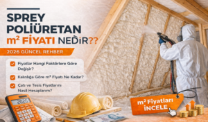 Read more about the article Sprey Poliüretan m² Fiyatı Nedir? 2026 Güncel Rehber
