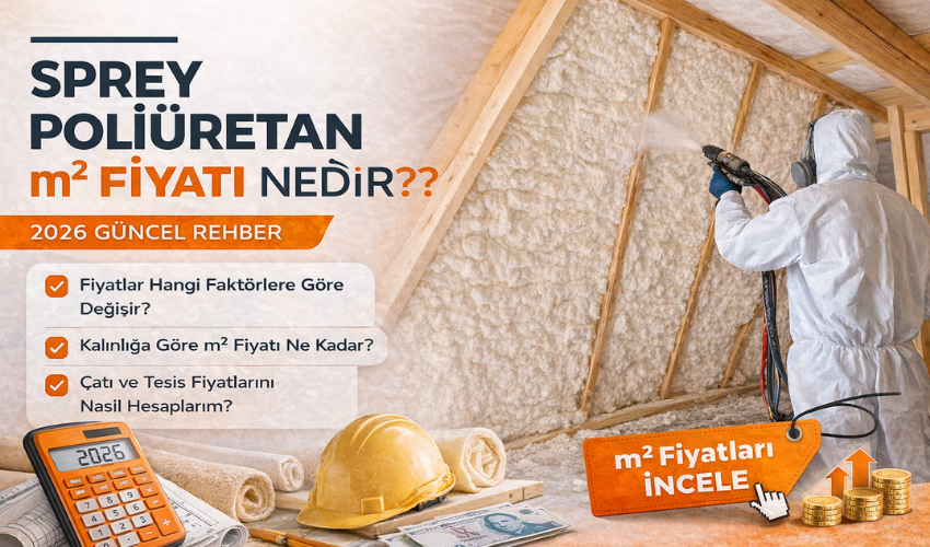 You are currently viewing Sprey Poliüretan m² Fiyatı Nedir? 2026 Güncel Rehber