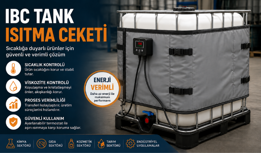 Read more about the article IBC Tank Isıtma Ceketi Nedir? Ne İşe Yarar, Nerelerde Kullanılır?